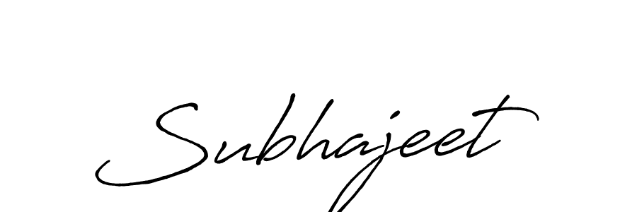 Also we have Subhajeet name is the best signature style. Create professional handwritten signature collection using Antro_Vectra_Bolder autograph style. Subhajeet signature style 7 images and pictures png