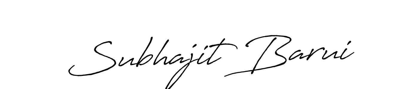 The best way (Antro_Vectra_Bolder) to make a short signature is to pick only two or three words in your name. The name Subhajit Barui include a total of six letters. For converting this name. Subhajit Barui signature style 7 images and pictures png