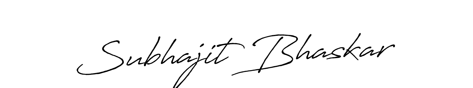 Also we have Subhajit Bhaskar name is the best signature style. Create professional handwritten signature collection using Antro_Vectra_Bolder autograph style. Subhajit Bhaskar signature style 7 images and pictures png