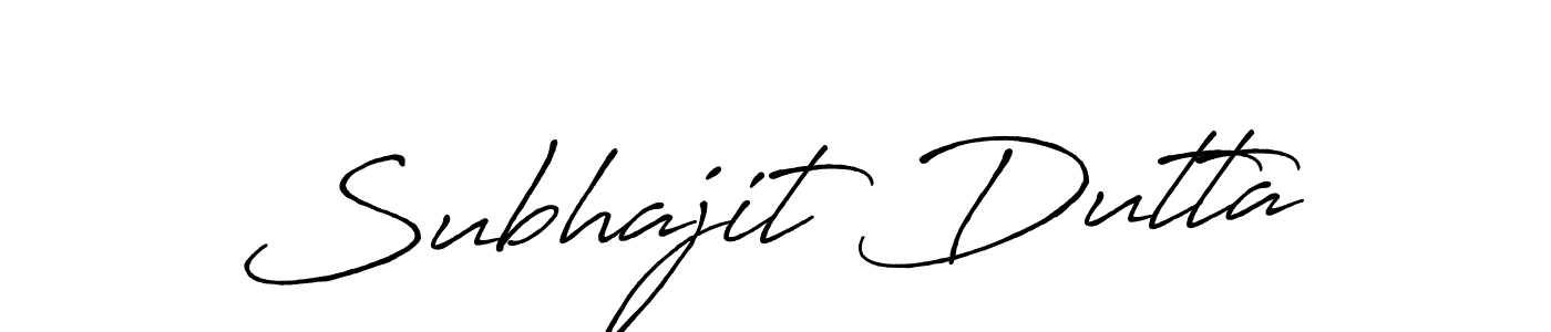 How to make Subhajit Dutta signature? Antro_Vectra_Bolder is a professional autograph style. Create handwritten signature for Subhajit Dutta name. Subhajit Dutta signature style 7 images and pictures png