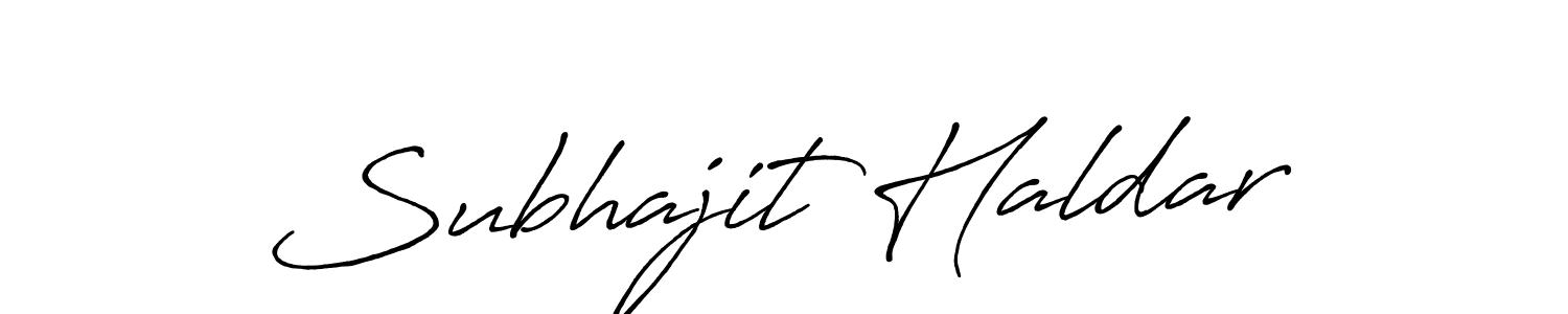 Use a signature maker to create a handwritten signature online. With this signature software, you can design (Antro_Vectra_Bolder) your own signature for name Subhajit Haldar. Subhajit Haldar signature style 7 images and pictures png