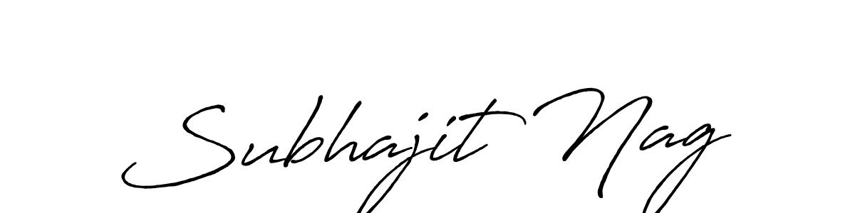 Use a signature maker to create a handwritten signature online. With this signature software, you can design (Antro_Vectra_Bolder) your own signature for name Subhajit Nag. Subhajit Nag signature style 7 images and pictures png