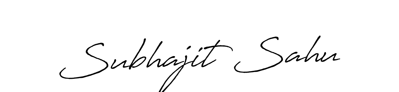 Make a beautiful signature design for name Subhajit Sahu. With this signature (Antro_Vectra_Bolder) style, you can create a handwritten signature for free. Subhajit Sahu signature style 7 images and pictures png