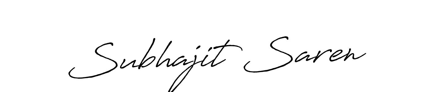 Make a short Subhajit Saren signature style. Manage your documents anywhere anytime using Antro_Vectra_Bolder. Create and add eSignatures, submit forms, share and send files easily. Subhajit Saren signature style 7 images and pictures png