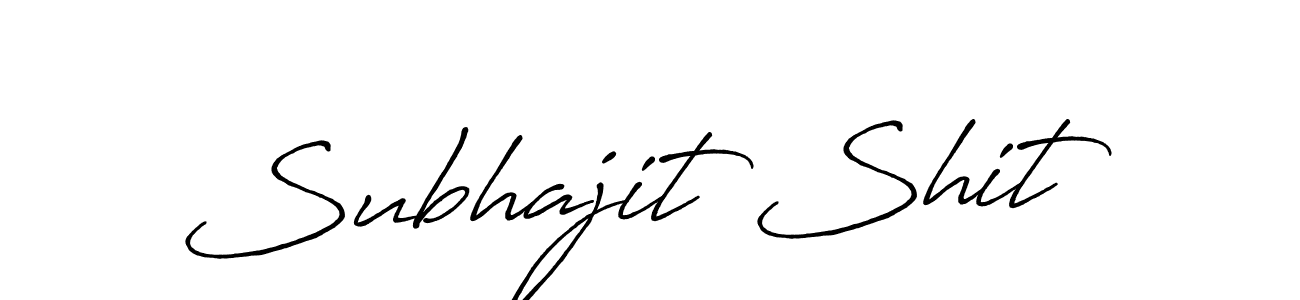 It looks lik you need a new signature style for name Subhajit Shit. Design unique handwritten (Antro_Vectra_Bolder) signature with our free signature maker in just a few clicks. Subhajit Shit signature style 7 images and pictures png
