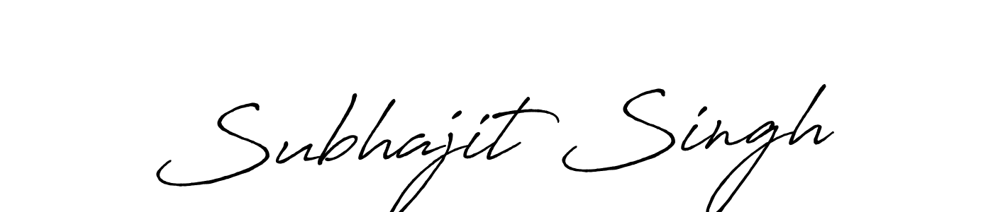 How to make Subhajit Singh signature? Antro_Vectra_Bolder is a professional autograph style. Create handwritten signature for Subhajit Singh name. Subhajit Singh signature style 7 images and pictures png
