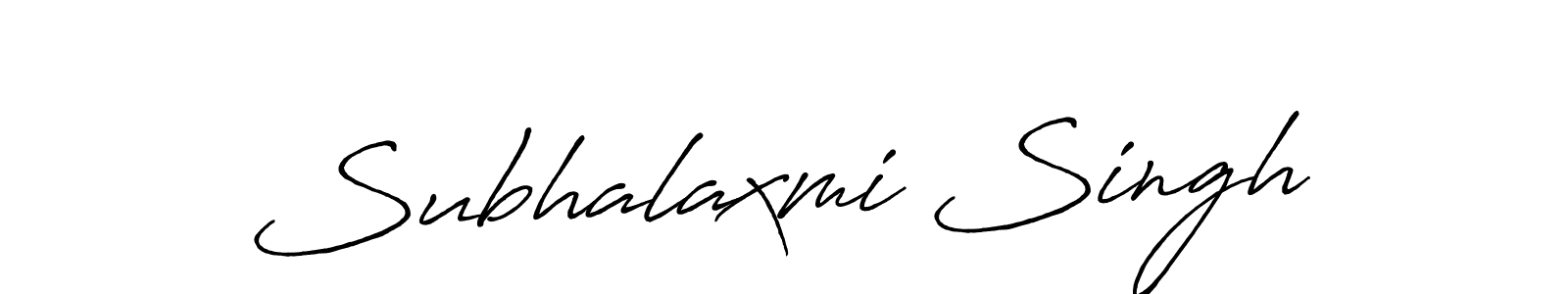 How to make Subhalaxmi Singh signature? Antro_Vectra_Bolder is a professional autograph style. Create handwritten signature for Subhalaxmi Singh name. Subhalaxmi Singh signature style 7 images and pictures png