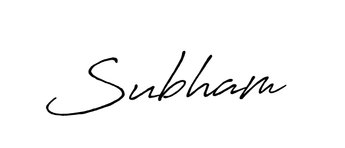 Also we have Subham  name is the best signature style. Create professional handwritten signature collection using Antro_Vectra_Bolder autograph style. Subham  signature style 7 images and pictures png