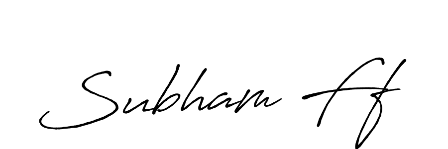 Also You can easily find your signature by using the search form. We will create Subham Ff name handwritten signature images for you free of cost using Antro_Vectra_Bolder sign style. Subham Ff signature style 7 images and pictures png