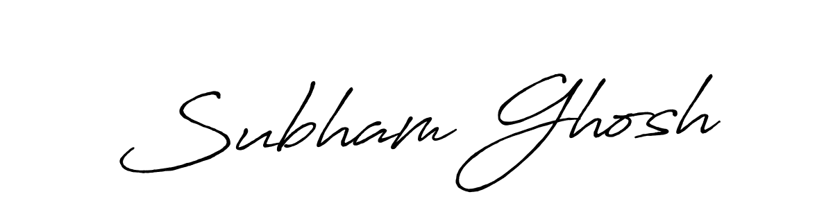 Make a short Subham Ghosh signature style. Manage your documents anywhere anytime using Antro_Vectra_Bolder. Create and add eSignatures, submit forms, share and send files easily. Subham Ghosh signature style 7 images and pictures png