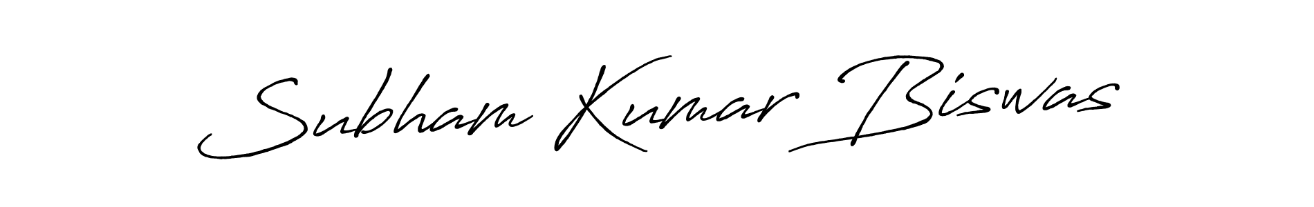 How to make Subham Kumar Biswas signature? Antro_Vectra_Bolder is a professional autograph style. Create handwritten signature for Subham Kumar Biswas name. Subham Kumar Biswas signature style 7 images and pictures png