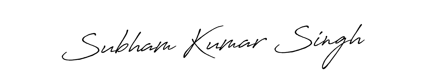 The best way (Antro_Vectra_Bolder) to make a short signature is to pick only two or three words in your name. The name Subham Kumar Singh include a total of six letters. For converting this name. Subham Kumar Singh signature style 7 images and pictures png