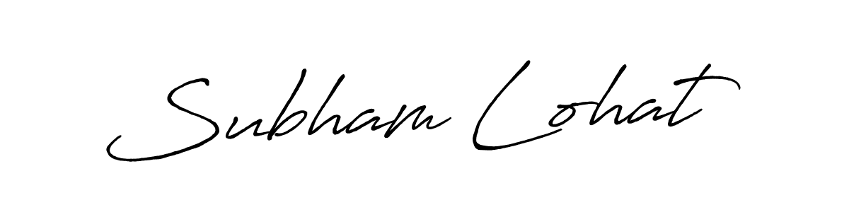 How to Draw Subham Lohat signature style? Antro_Vectra_Bolder is a latest design signature styles for name Subham Lohat. Subham Lohat signature style 7 images and pictures png