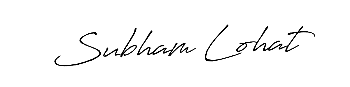 It looks lik you need a new signature style for name Subham Lohat. Design unique handwritten (Antro_Vectra_Bolder) signature with our free signature maker in just a few clicks. Subham Lohat signature style 7 images and pictures png
