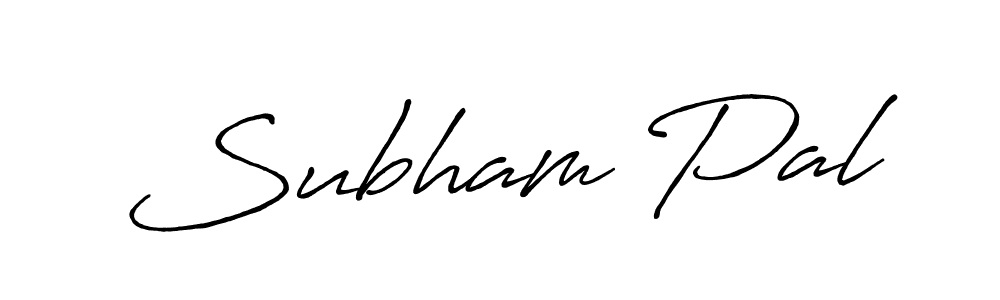 Also we have Subham Pal name is the best signature style. Create professional handwritten signature collection using Antro_Vectra_Bolder autograph style. Subham Pal signature style 7 images and pictures png
