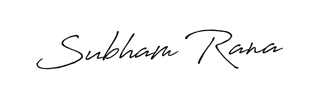 It looks lik you need a new signature style for name Subham Rana. Design unique handwritten (Antro_Vectra_Bolder) signature with our free signature maker in just a few clicks. Subham Rana signature style 7 images and pictures png