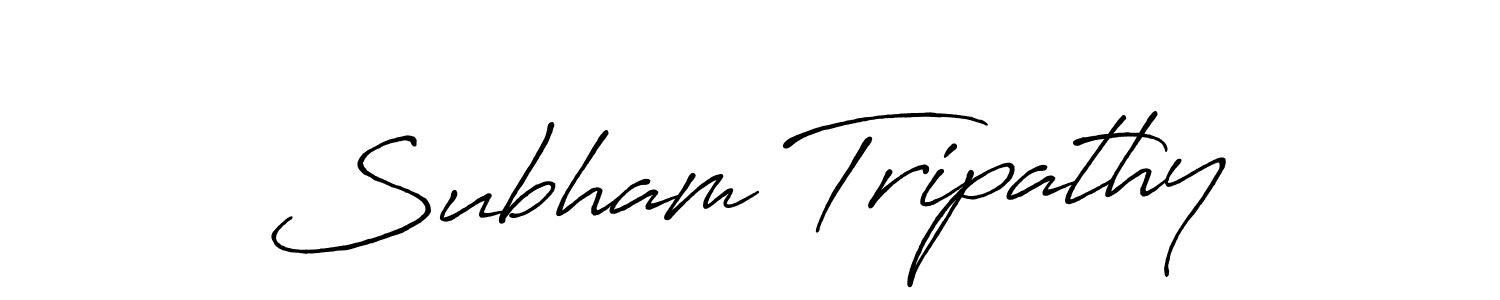 How to Draw Subham Tripathy signature style? Antro_Vectra_Bolder is a latest design signature styles for name Subham Tripathy. Subham Tripathy signature style 7 images and pictures png