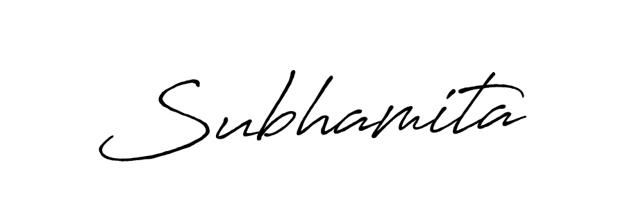 Antro_Vectra_Bolder is a professional signature style that is perfect for those who want to add a touch of class to their signature. It is also a great choice for those who want to make their signature more unique. Get Subhamita name to fancy signature for free. Subhamita signature style 7 images and pictures png