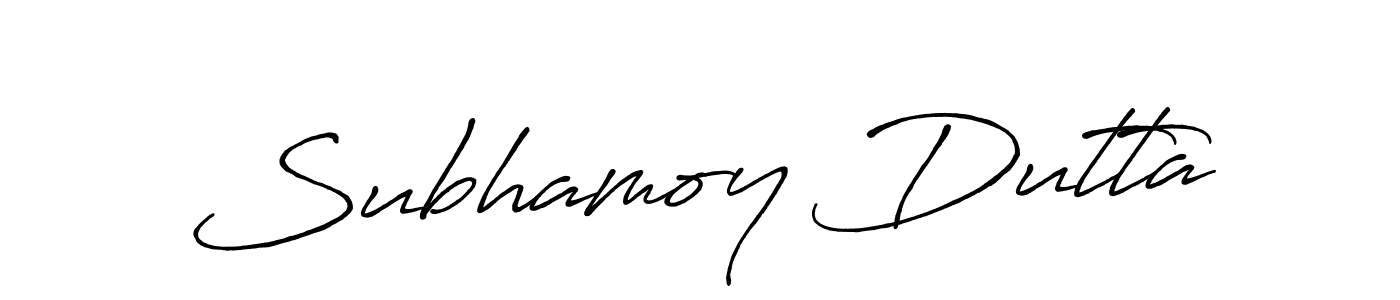 Use a signature maker to create a handwritten signature online. With this signature software, you can design (Antro_Vectra_Bolder) your own signature for name Subhamoy Dutta. Subhamoy Dutta signature style 7 images and pictures png