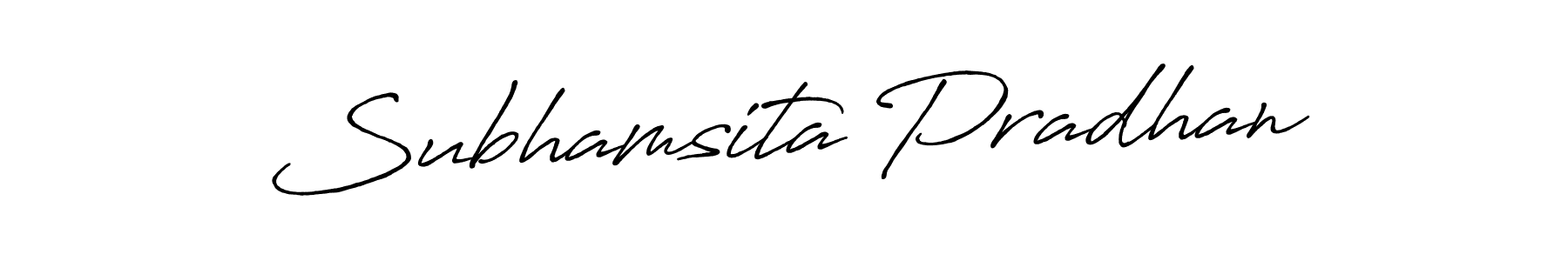 Make a short Subhamsita Pradhan signature style. Manage your documents anywhere anytime using Antro_Vectra_Bolder. Create and add eSignatures, submit forms, share and send files easily. Subhamsita Pradhan signature style 7 images and pictures png