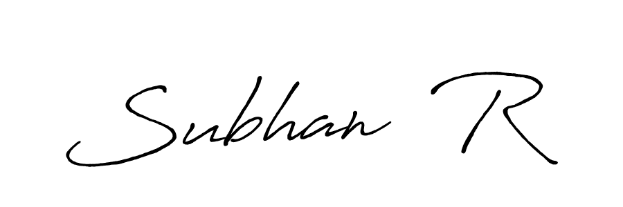 How to Draw Subhan  R signature style? Antro_Vectra_Bolder is a latest design signature styles for name Subhan  R. Subhan  R signature style 7 images and pictures png