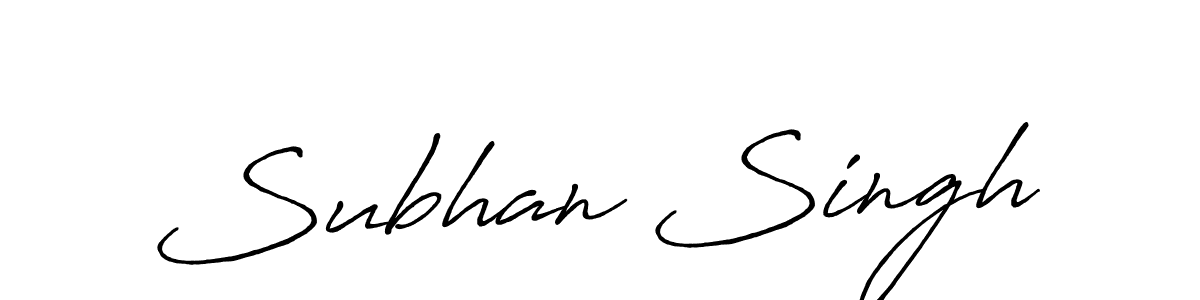 Make a beautiful signature design for name Subhan Singh. Use this online signature maker to create a handwritten signature for free. Subhan Singh signature style 7 images and pictures png