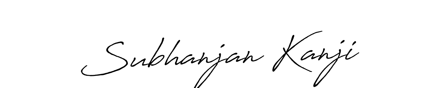 Design your own signature with our free online signature maker. With this signature software, you can create a handwritten (Antro_Vectra_Bolder) signature for name Subhanjan Kanji. Subhanjan Kanji signature style 7 images and pictures png