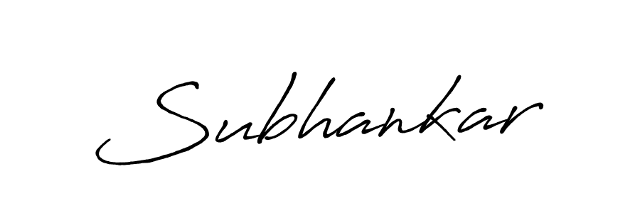 Create a beautiful signature design for name Subhankar. With this signature (Antro_Vectra_Bolder) fonts, you can make a handwritten signature for free. Subhankar signature style 7 images and pictures png