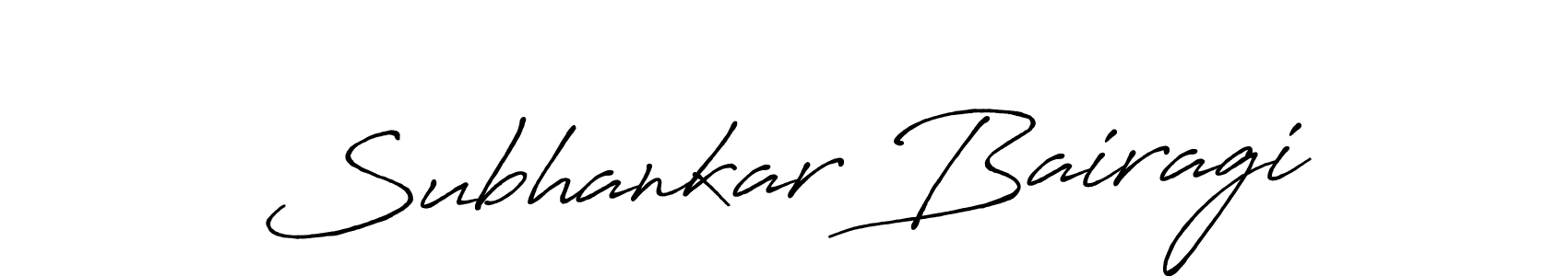 Use a signature maker to create a handwritten signature online. With this signature software, you can design (Antro_Vectra_Bolder) your own signature for name Subhankar Bairagi. Subhankar Bairagi signature style 7 images and pictures png