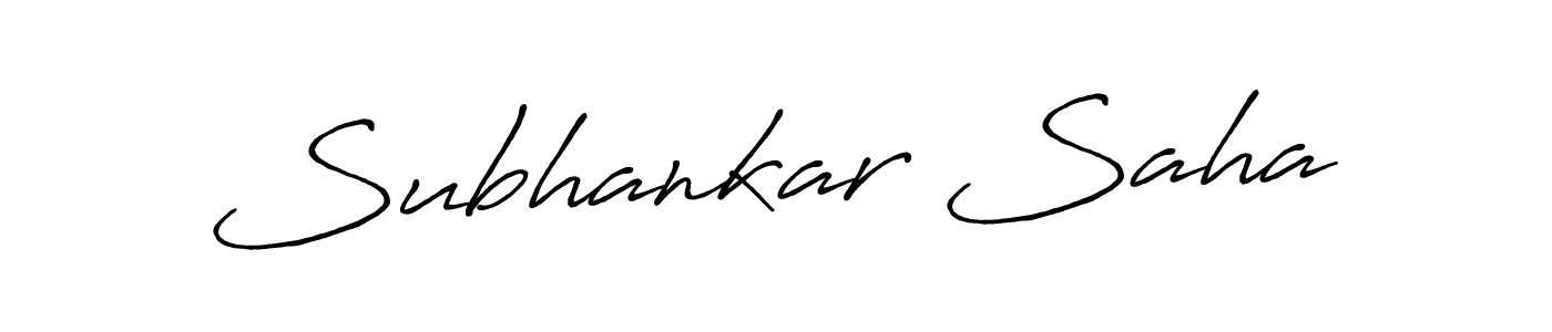 Also we have Subhankar Saha name is the best signature style. Create professional handwritten signature collection using Antro_Vectra_Bolder autograph style. Subhankar Saha signature style 7 images and pictures png