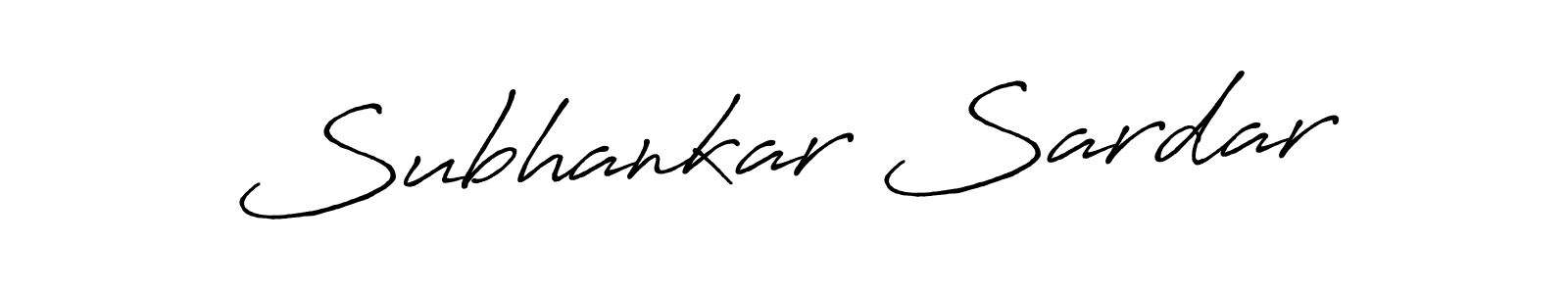 How to make Subhankar Sardar name signature. Use Antro_Vectra_Bolder style for creating short signs online. This is the latest handwritten sign. Subhankar Sardar signature style 7 images and pictures png
