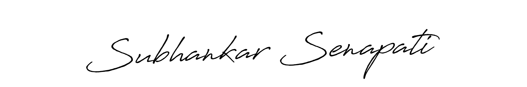 Subhankar Senapati stylish signature style. Best Handwritten Sign (Antro_Vectra_Bolder) for my name. Handwritten Signature Collection Ideas for my name Subhankar Senapati. Subhankar Senapati signature style 7 images and pictures png
