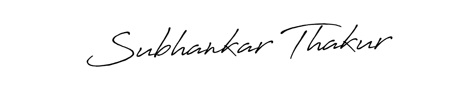 Design your own signature with our free online signature maker. With this signature software, you can create a handwritten (Antro_Vectra_Bolder) signature for name Subhankar Thakur. Subhankar Thakur signature style 7 images and pictures png