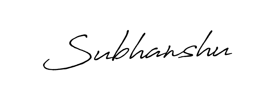 Once you've used our free online signature maker to create your best signature Antro_Vectra_Bolder style, it's time to enjoy all of the benefits that Subhanshu name signing documents. Subhanshu signature style 7 images and pictures png