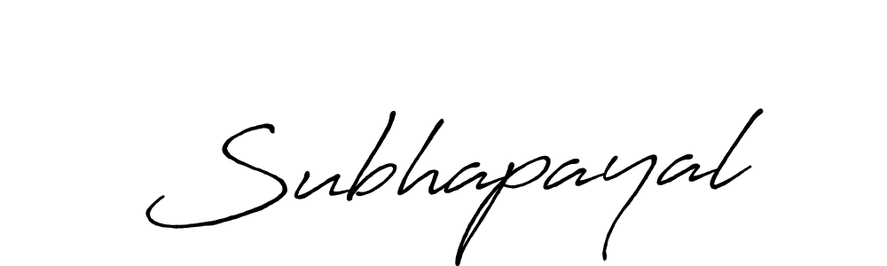 How to make Subhapayal name signature. Use Antro_Vectra_Bolder style for creating short signs online. This is the latest handwritten sign. Subhapayal signature style 7 images and pictures png