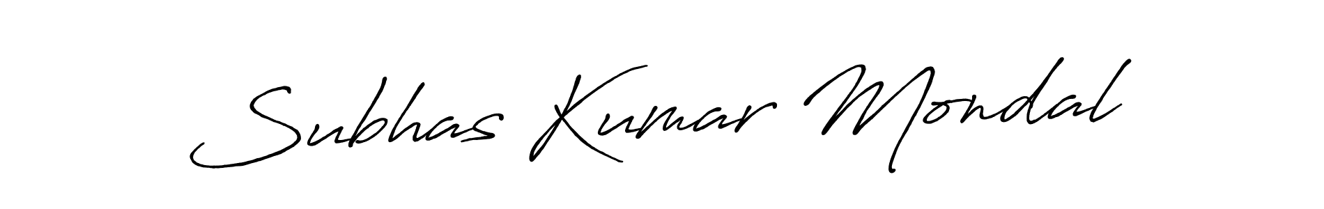 Subhas Kumar Mondal stylish signature style. Best Handwritten Sign (Antro_Vectra_Bolder) for my name. Handwritten Signature Collection Ideas for my name Subhas Kumar Mondal. Subhas Kumar Mondal signature style 7 images and pictures png