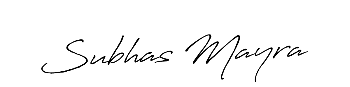 This is the best signature style for the Subhas Mayra name. Also you like these signature font (Antro_Vectra_Bolder). Mix name signature. Subhas Mayra signature style 7 images and pictures png