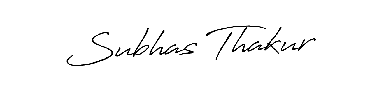 Subhas Thakur stylish signature style. Best Handwritten Sign (Antro_Vectra_Bolder) for my name. Handwritten Signature Collection Ideas for my name Subhas Thakur. Subhas Thakur signature style 7 images and pictures png