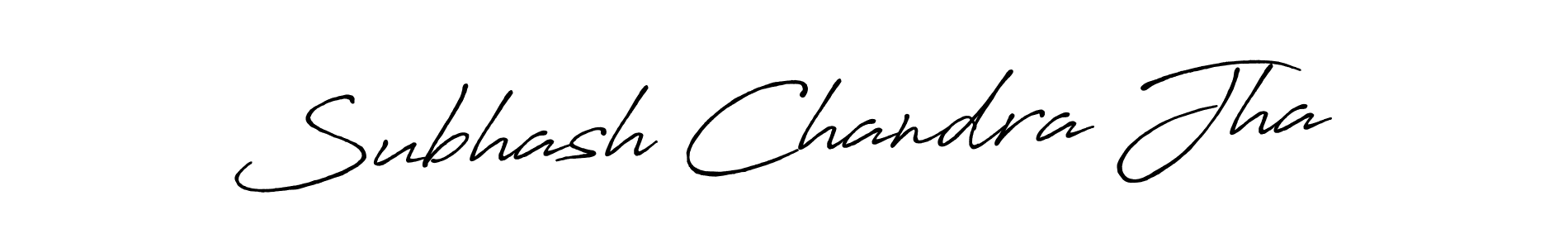 How to make Subhash Chandra Jha name signature. Use Antro_Vectra_Bolder style for creating short signs online. This is the latest handwritten sign. Subhash Chandra Jha signature style 7 images and pictures png
