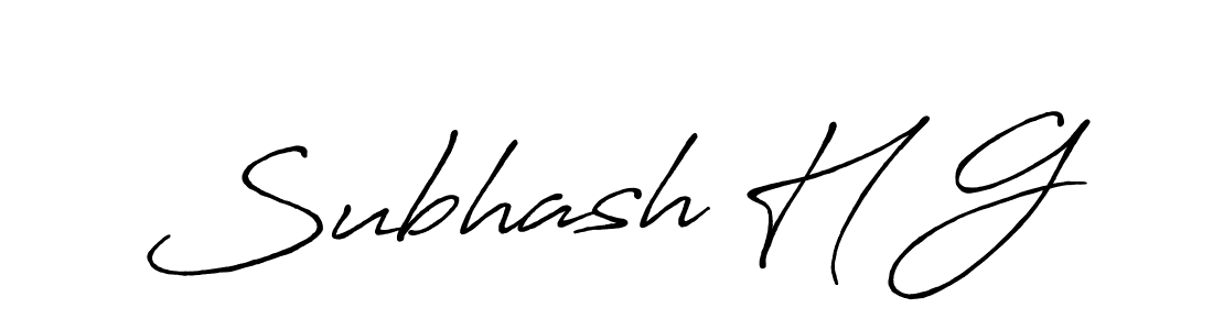 Also You can easily find your signature by using the search form. We will create Subhash H G name handwritten signature images for you free of cost using Antro_Vectra_Bolder sign style. Subhash H G signature style 7 images and pictures png