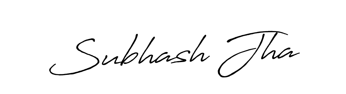 How to make Subhash Jha signature? Antro_Vectra_Bolder is a professional autograph style. Create handwritten signature for Subhash Jha name. Subhash Jha signature style 7 images and pictures png