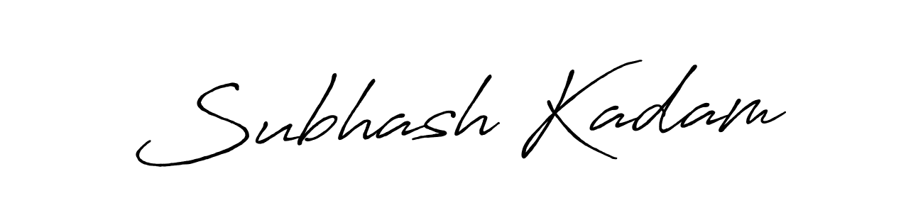 Also You can easily find your signature by using the search form. We will create Subhash Kadam name handwritten signature images for you free of cost using Antro_Vectra_Bolder sign style. Subhash Kadam signature style 7 images and pictures png
