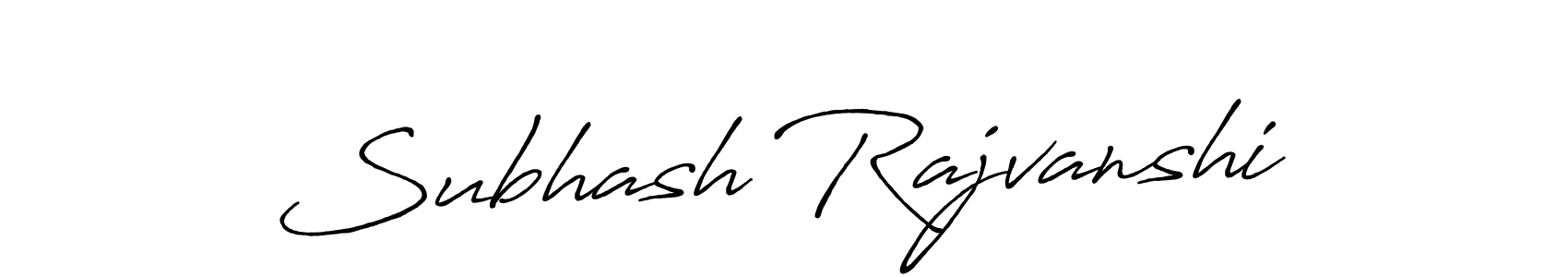 Design your own signature with our free online signature maker. With this signature software, you can create a handwritten (Antro_Vectra_Bolder) signature for name Subhash Rajvanshi. Subhash Rajvanshi signature style 7 images and pictures png