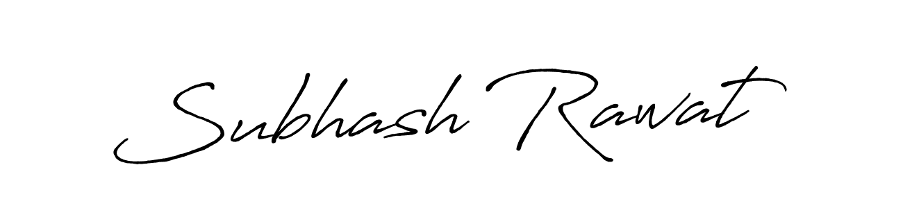 Create a beautiful signature design for name Subhash Rawat. With this signature (Antro_Vectra_Bolder) fonts, you can make a handwritten signature for free. Subhash Rawat signature style 7 images and pictures png
