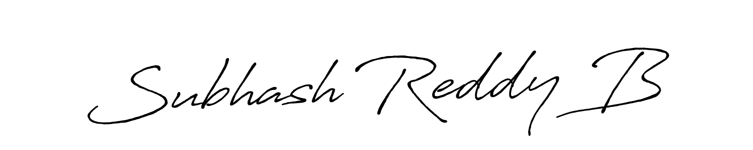 if you are searching for the best signature style for your name Subhash Reddy B. so please give up your signature search. here we have designed multiple signature styles  using Antro_Vectra_Bolder. Subhash Reddy B signature style 7 images and pictures png
