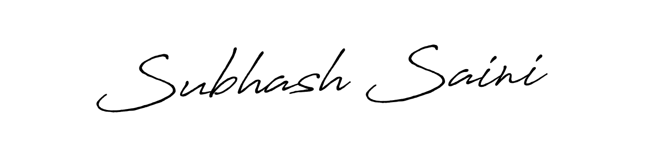 It looks lik you need a new signature style for name Subhash Saini. Design unique handwritten (Antro_Vectra_Bolder) signature with our free signature maker in just a few clicks. Subhash Saini signature style 7 images and pictures png