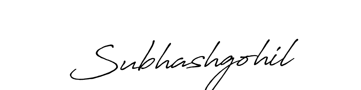 How to make Subhashgohil signature? Antro_Vectra_Bolder is a professional autograph style. Create handwritten signature for Subhashgohil name. Subhashgohil signature style 7 images and pictures png