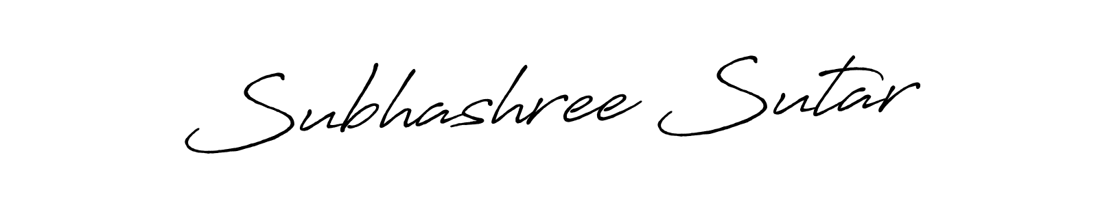 Similarly Antro_Vectra_Bolder is the best handwritten signature design. Signature creator online .You can use it as an online autograph creator for name Subhashree Sutar. Subhashree Sutar signature style 7 images and pictures png