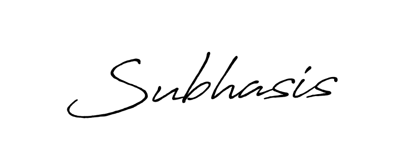 Create a beautiful signature design for name Subhasis. With this signature (Antro_Vectra_Bolder) fonts, you can make a handwritten signature for free. Subhasis signature style 7 images and pictures png