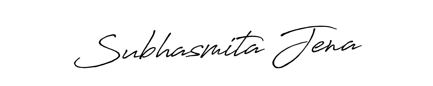 Design your own signature with our free online signature maker. With this signature software, you can create a handwritten (Antro_Vectra_Bolder) signature for name Subhasmita Jena. Subhasmita Jena signature style 7 images and pictures png
